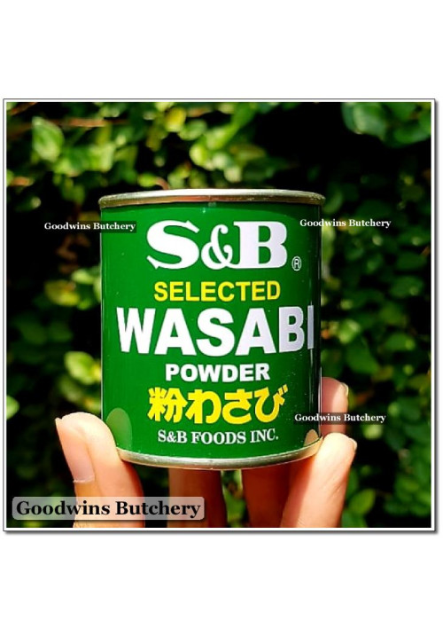 Japanese horseradish SELECTED WASABI POWDER S&B Food Japan 30g EXP. 28/08/2022